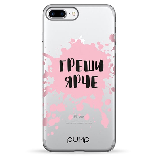 Чехол Greshy Yarche для IPhone 7/8 Plus Pump Transperency Case Apple iPhone 7/8 Plus Greshy Yarche