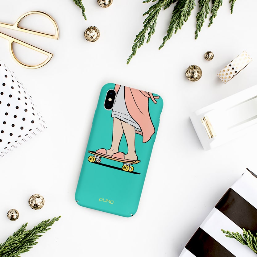 Чехол Madam on the skate для IPhone X/XS Чехол Madam on the skate для IPhone X/XS