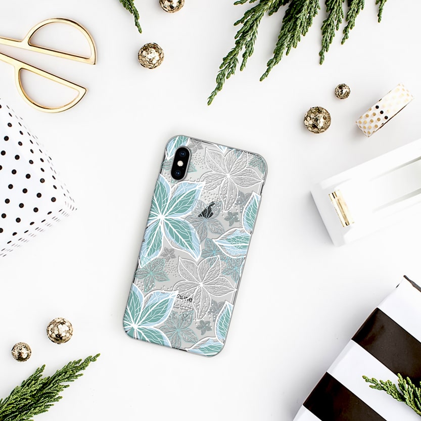 Чехол Blue Flowers для IPhone XS MAX Чехол Blue Flowers для IPhone XS MAX