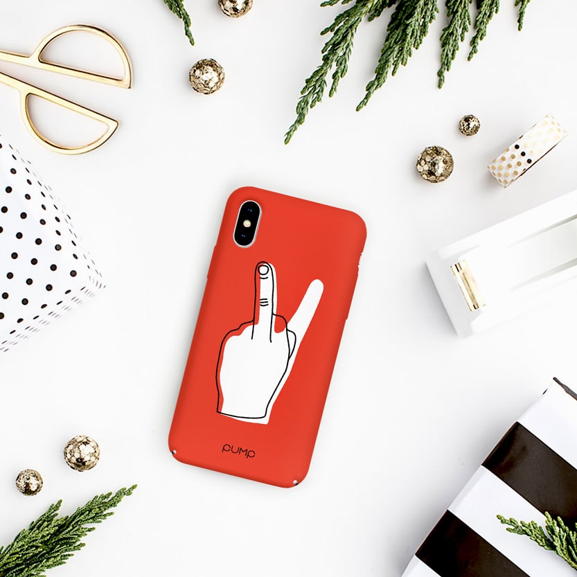 Чехол V for Middle Finger для IPhone X/XS Чехол V for Middle Finger для IPhone X/XS