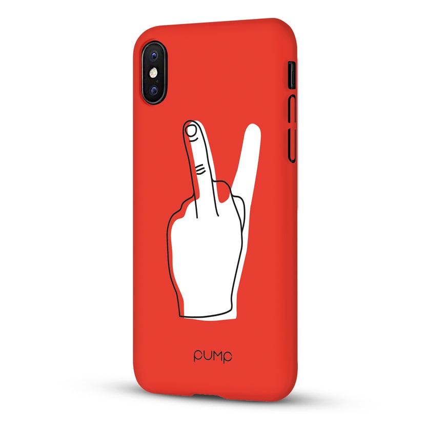 Чехол V for Middle Finger для IPhone X/XS Чехол V for Middle Finger для IPhone X/XS