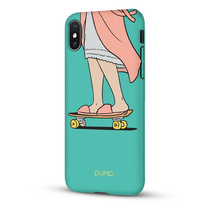 Чехол Madam on the skate для IPhone X/XS Чехол Madam on the skate для IPhone X/XS