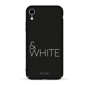 Pump Tender Touch Case Apple iPhone XR Black & White
