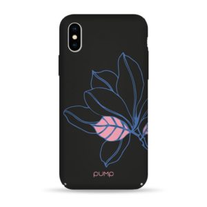 Чехол Black Glow Floral для IPhone X/XS