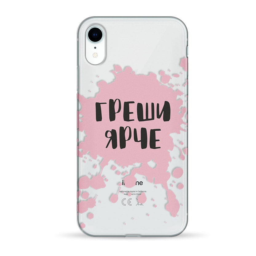 Чехол Greshy Yarche для IPhone XR Pump Tender Touch Case Apple iPhone XR Greshy Yarche