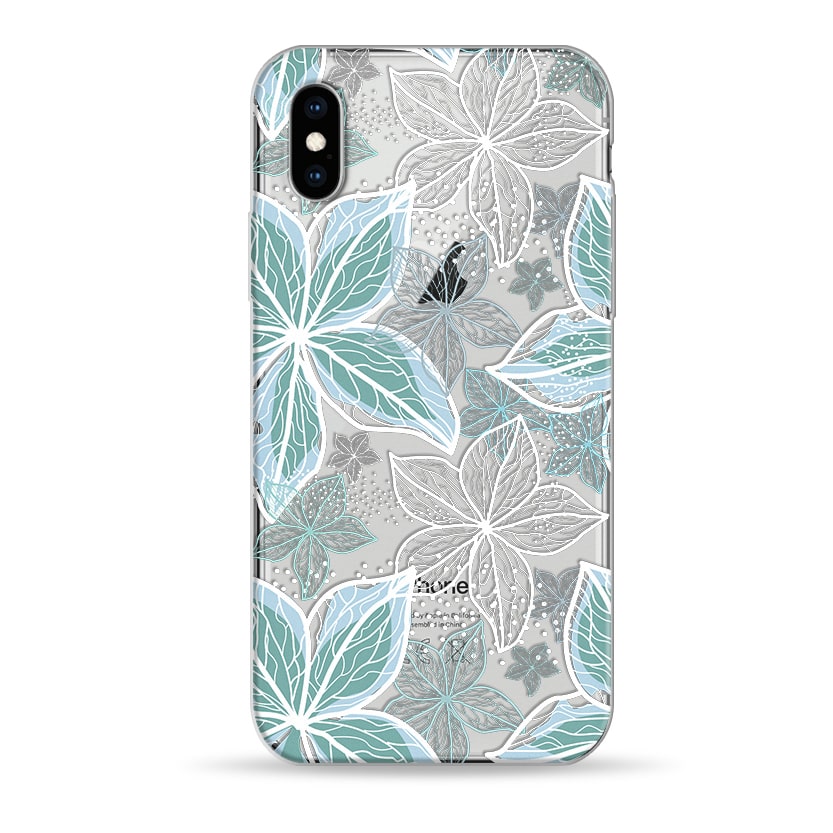 Чехол Blue Flowers для IPhone X/XS Pump Transperency Case Apple iPhone X/XS Blue Flowers