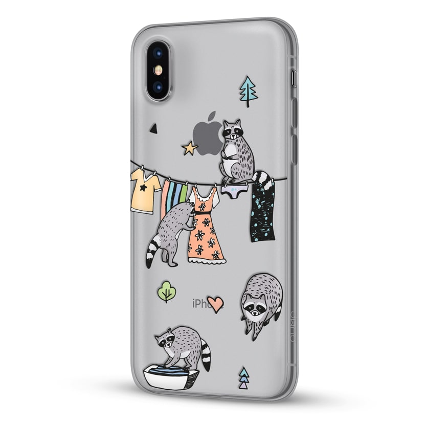 Чехол Raccoon Family для IPhone XS MAX Чехол Raccoon Family для IPhone XS MAX