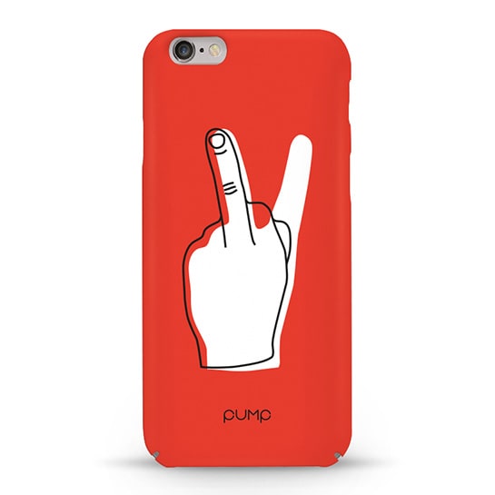 Чехол V For Middle Finger для IPhone 6/6s Pump Tender Touch Case Apple iPhone 6/6s V For Middle Finger