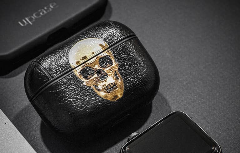 Чохол Upcase Натуральна шкіра AirPods Pro Money Sleeps