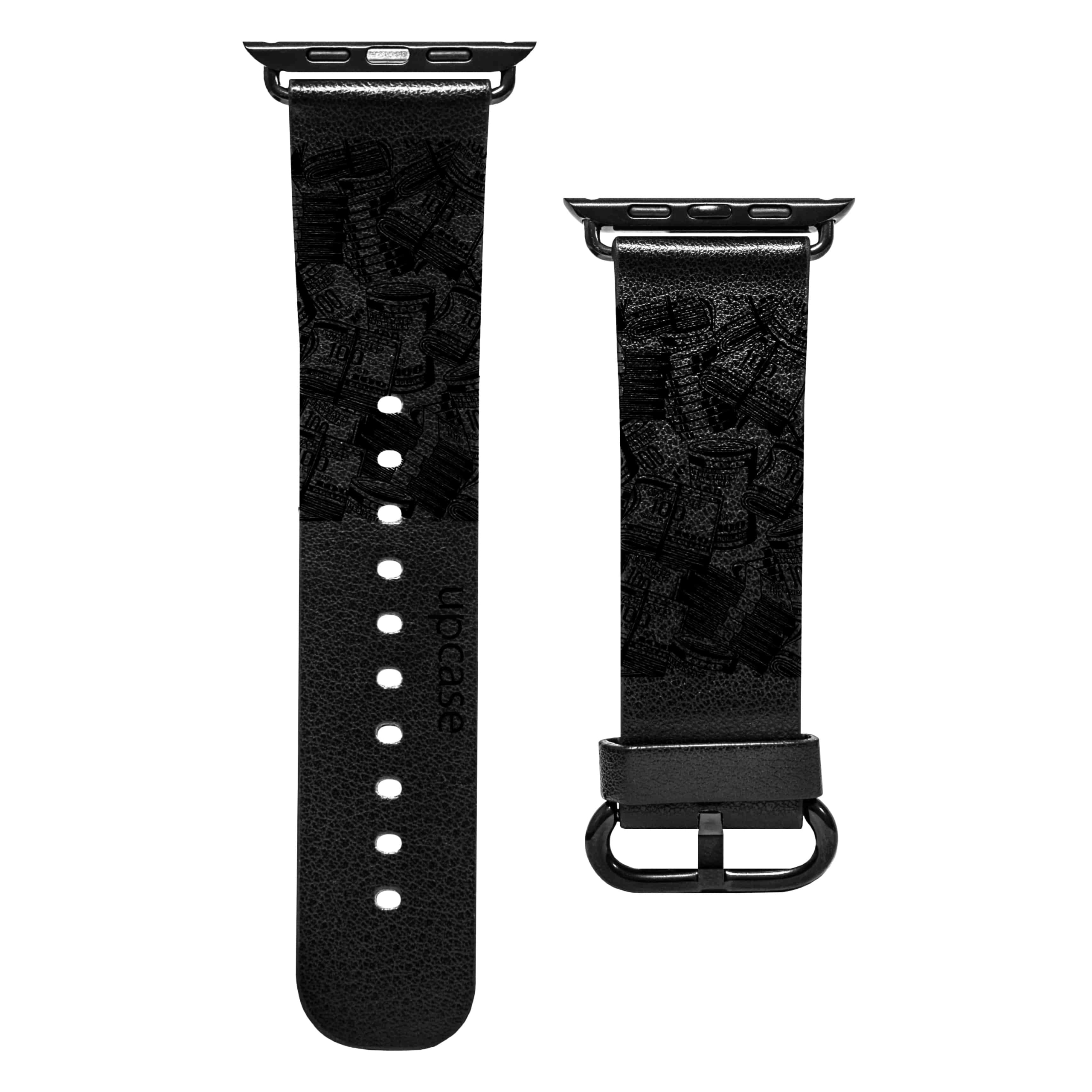 Ремінець Upcase Натуральна шкіра Apple Watch Money Black Ремінець Upcase Натуральна шкіра Apple Watch Money Black