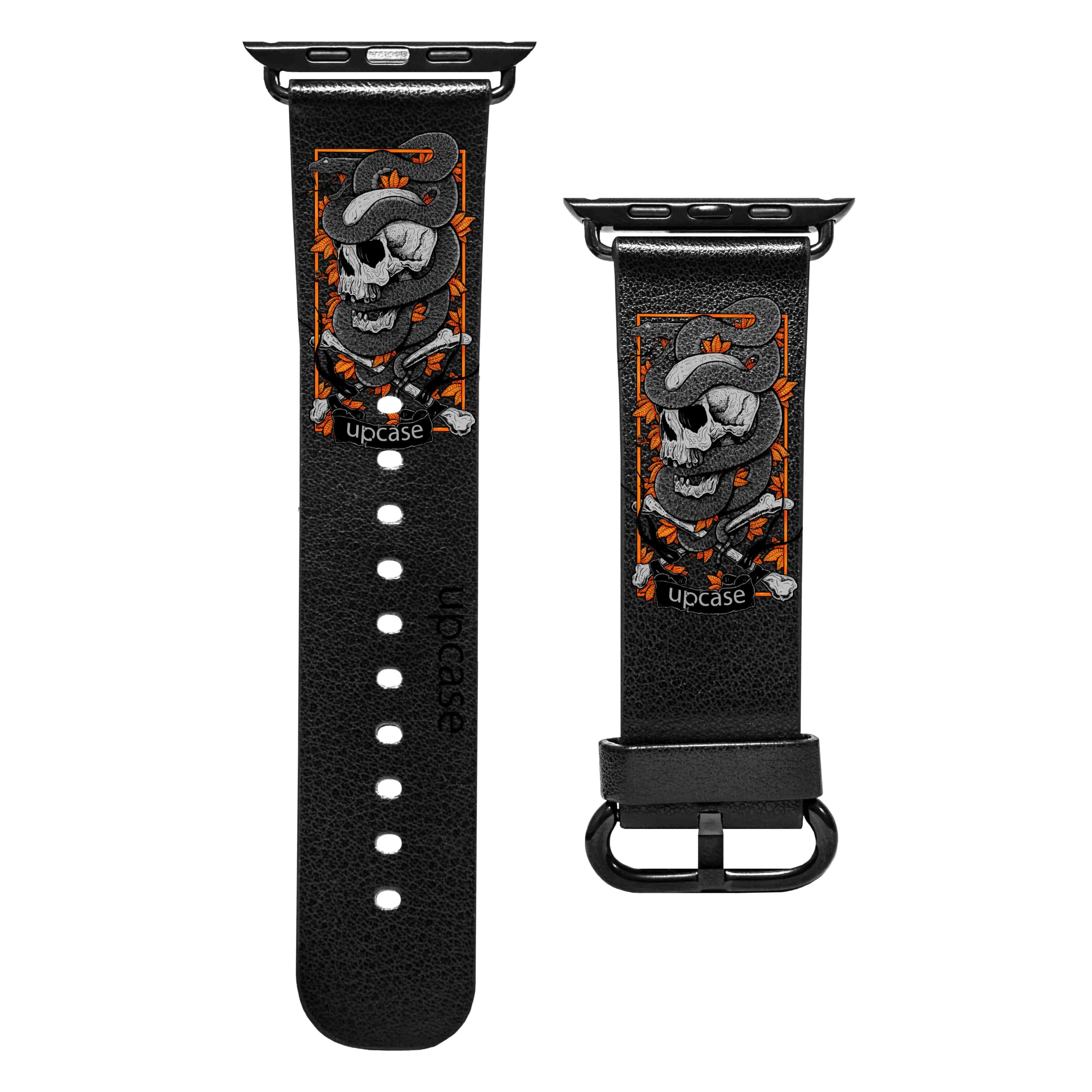 Ремінець Upcase Натуральна шкіра Apple Watch Skull Snake Ремінець Upcase Натуральна шкіра Apple Watch Skull Snake