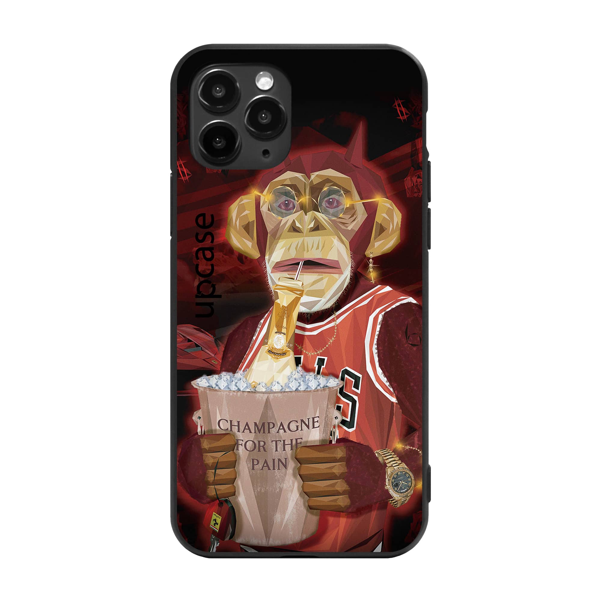 Чохол Upcase для iPhone 7- 14 Pro Max Monkey Devil Чохол Upcase для iPhone 7- 14 Pro Max Monkey Devil