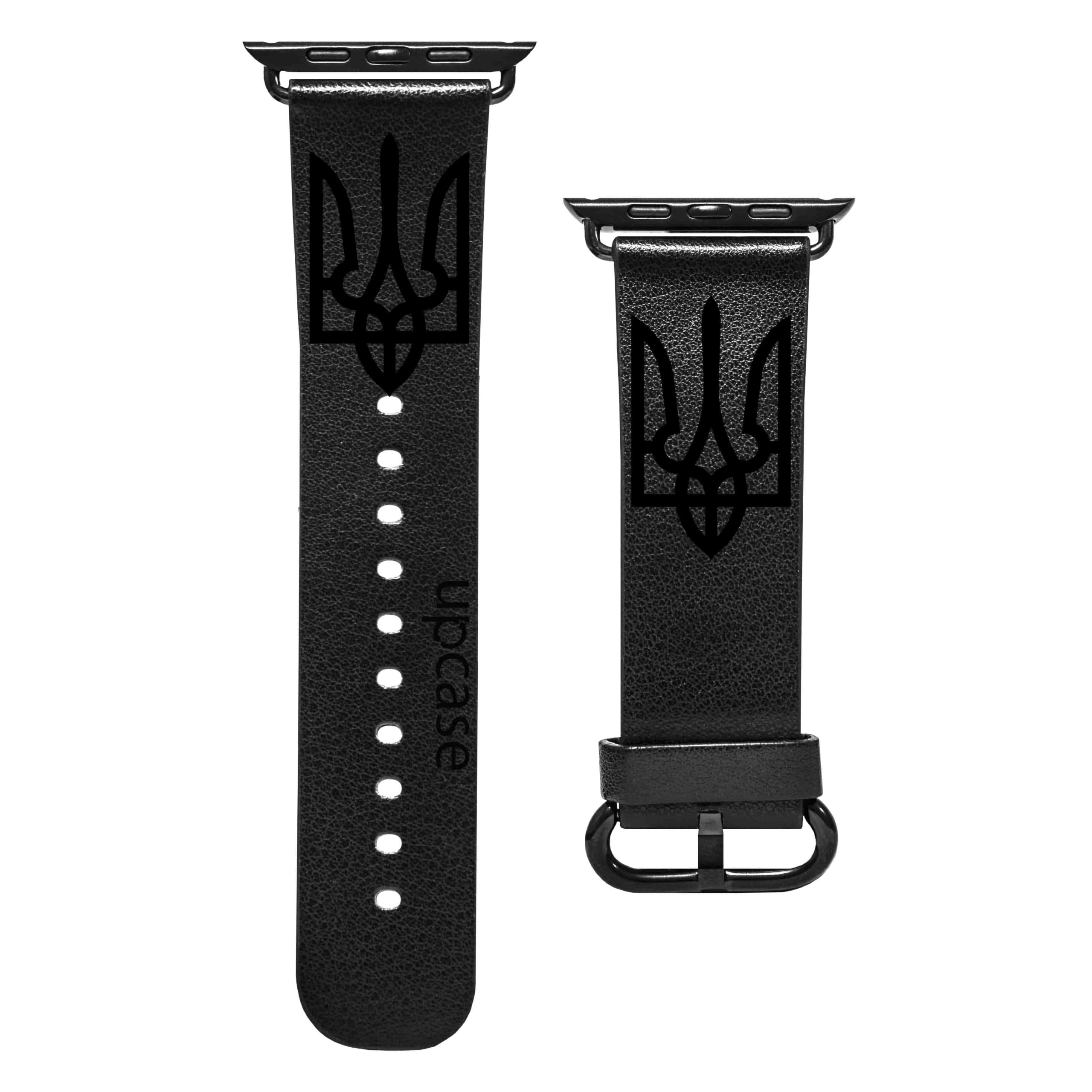 Ремінець Upcase Натуральна шкіра Apple Watch Gerb Black Ремінець Upcase Натуральна шкіра Apple Watch Gerb Black