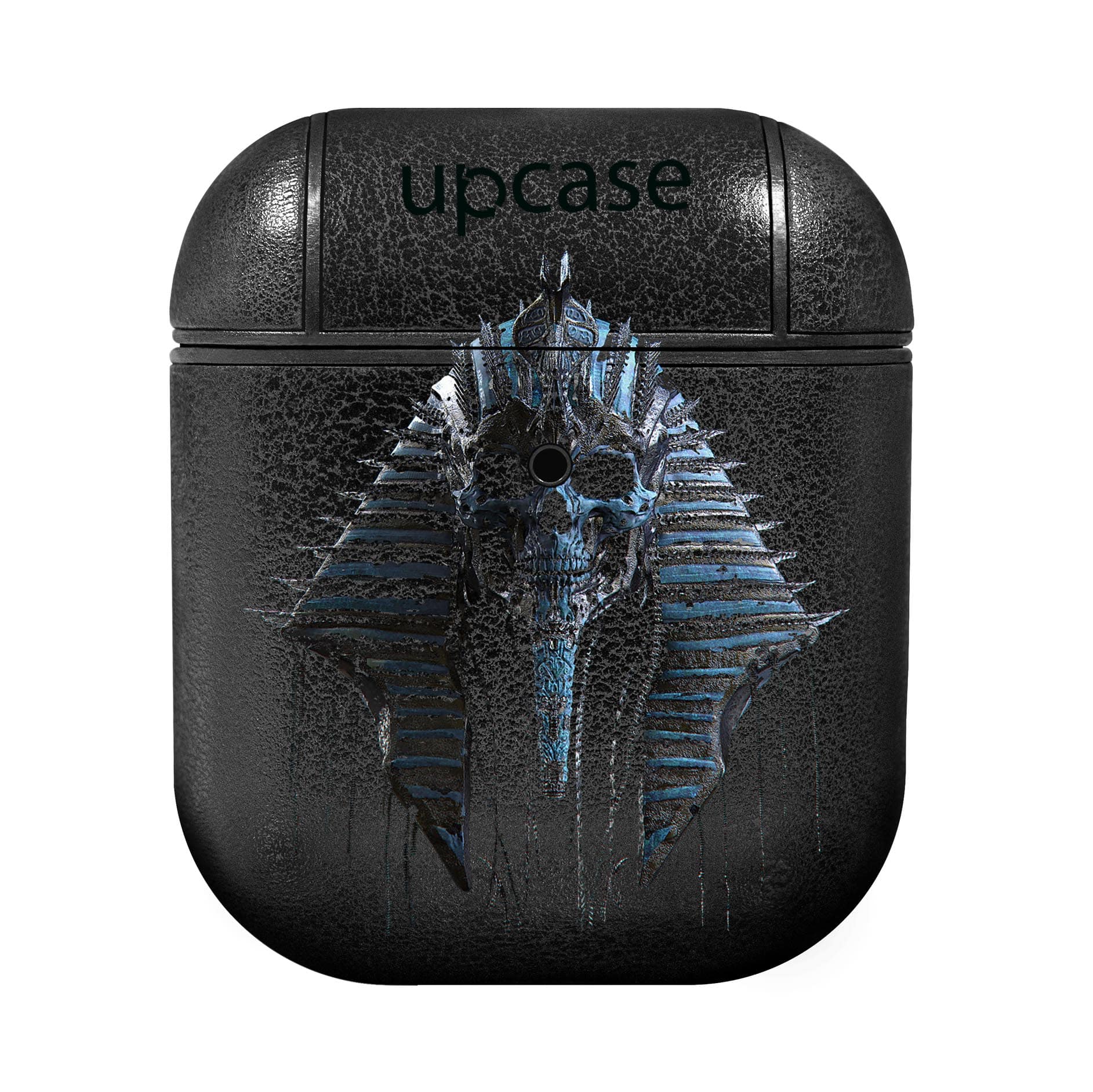 Чохол Upcase Натуральна шкіра AirPods 1/2 Ukraine Gold Чохол Upcase Натуральна шкіра AirPods 1/2 Ukraine Gold