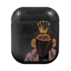 Чохол Upcase Натуральна шкіра AirPods 1/2 Monkey Bank