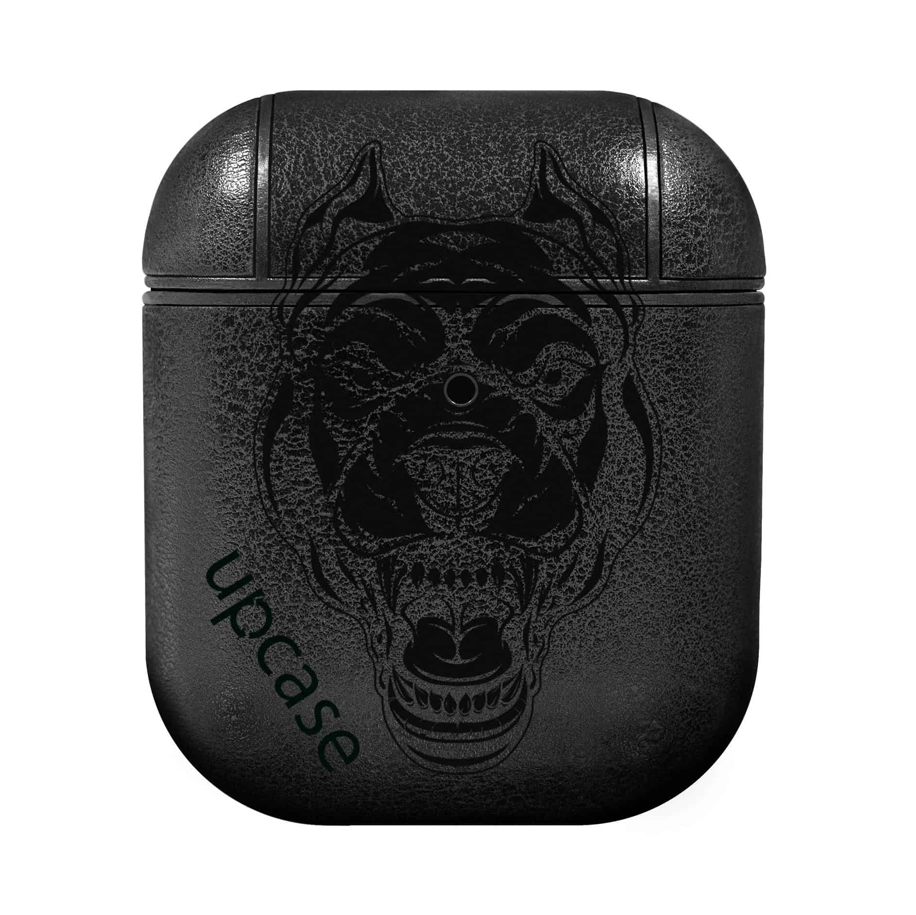 Чохол Upcase Натуральна шкіра AirPods 1/2 Ukraine Gold Чохол Upcase Натуральна шкіра AirPods 1/2 Ukraine Gold