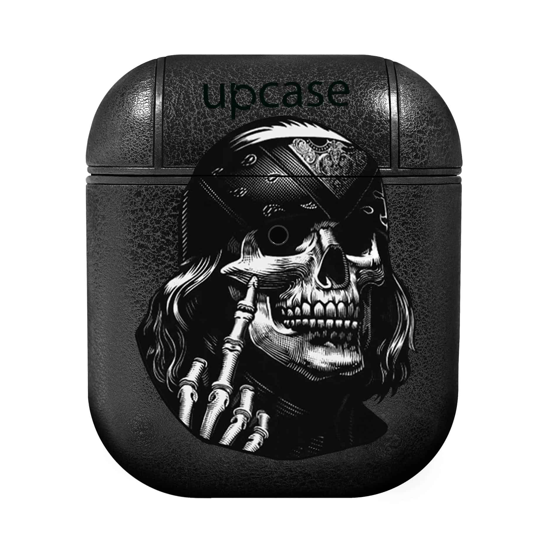 Чохол Upcase Натуральна шкіра AirPods 1/2 Ukraine Gold Чохол Upcase Натуральна шкіра AirPods 1/2 Ukraine Gold