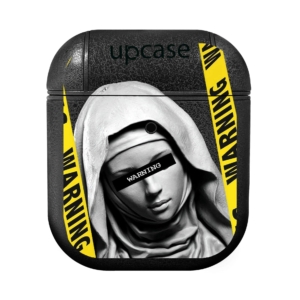 Чохол Upcase Натуральна шкіра AirPods 1/2 Ukraine Gold Чохол Upcase Натуральна шкіра AirPods 1/2 Warning Diva