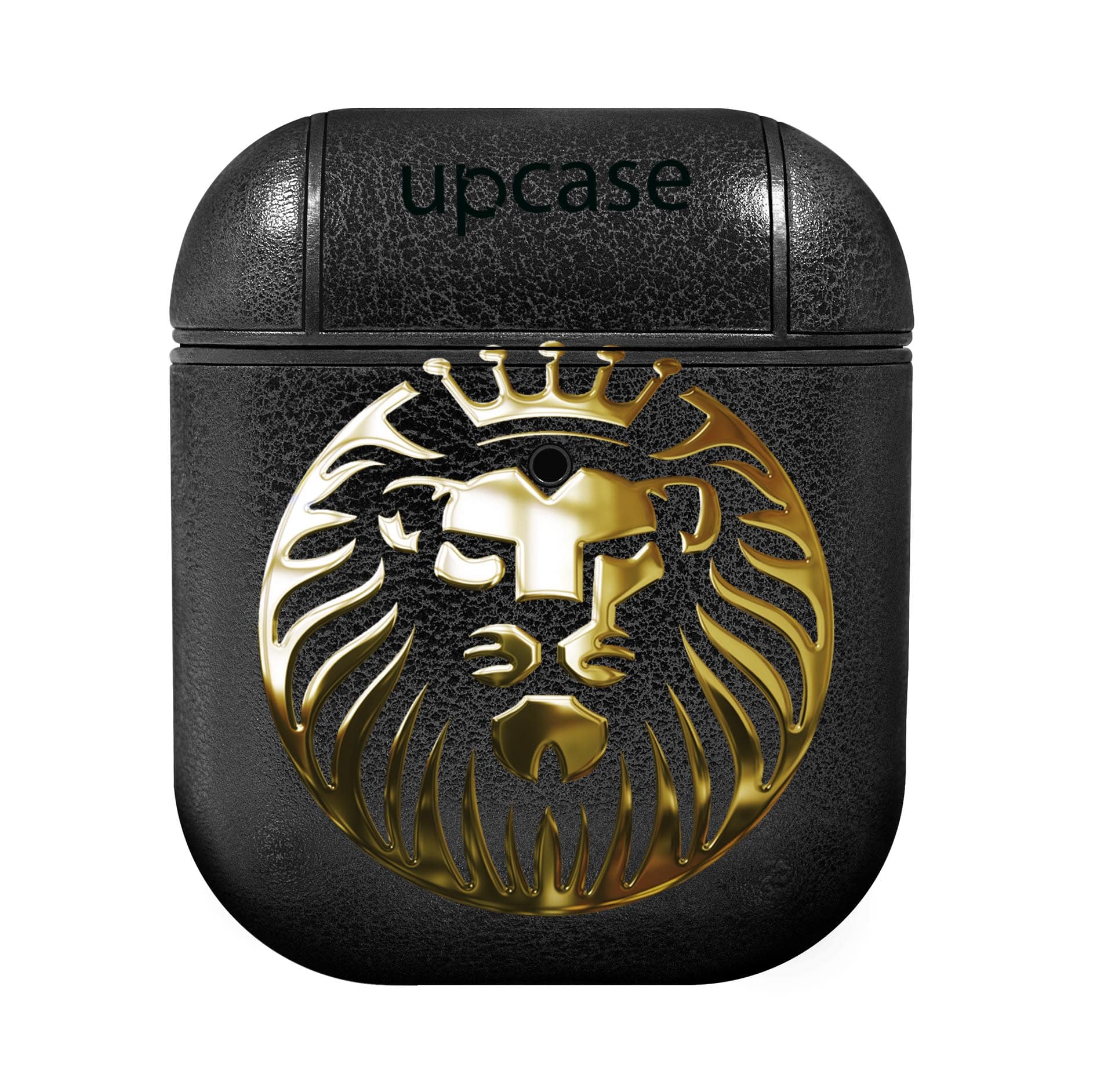 Чохол Upcase Натуральна шкіра AirPods 1/2 Ukraine Gold Чохол Upcase Натуральна шкіра AirPods 1/2 Ukraine Gold