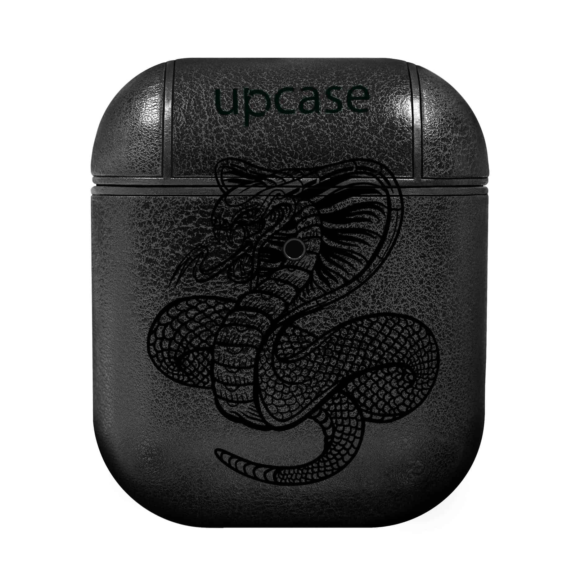 Чохол Upcase Натуральна шкіра AirPods 1/2 Ukraine Gold Чохол Upcase Натуральна шкіра AirPods 1/2 Ukraine Gold