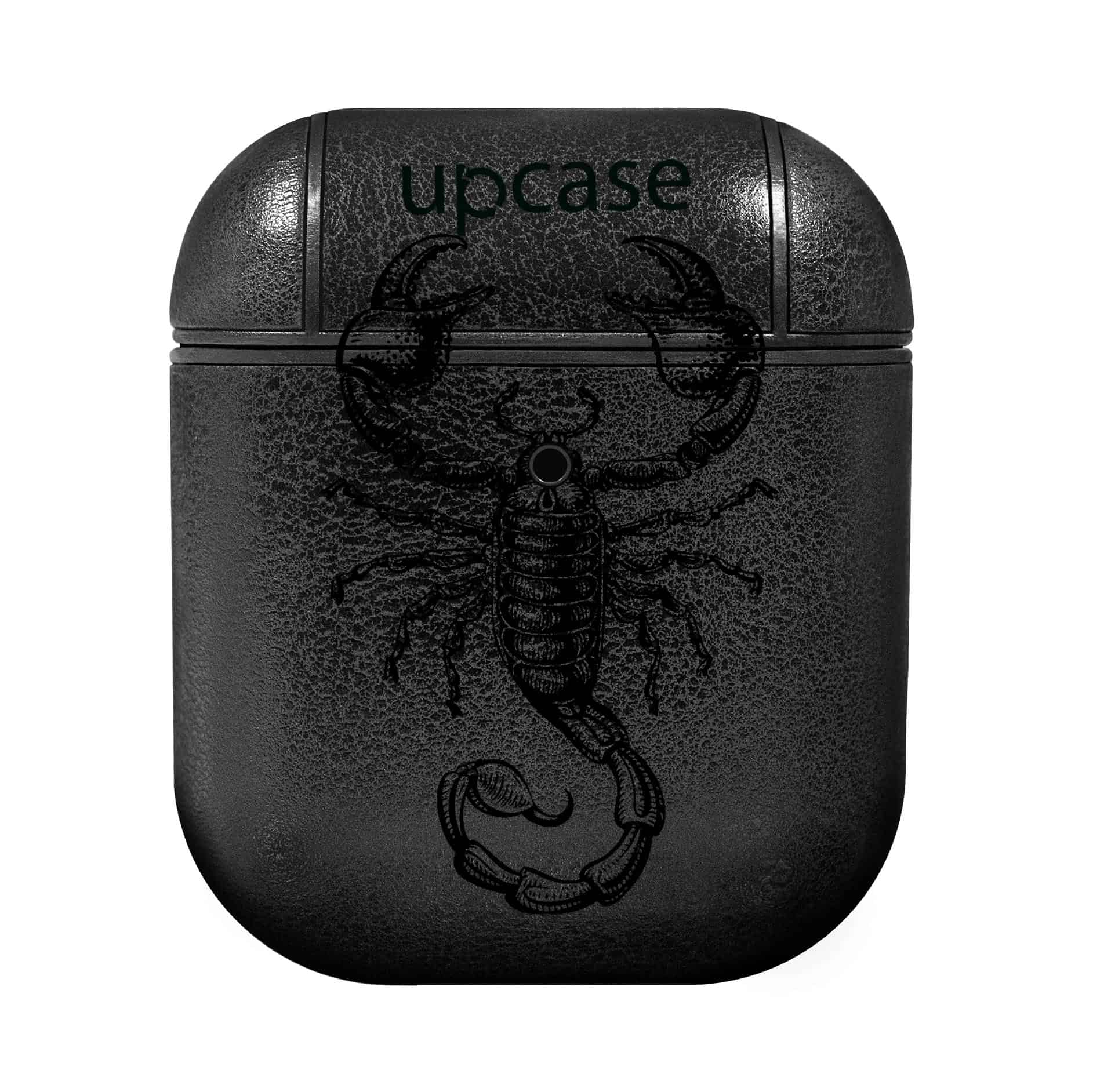 Чохол Upcase Натуральна шкіра AirPods 1/2 Ukraine Gold Чохол Upcase Натуральна шкіра AirPods 1/2 Ukraine Gold