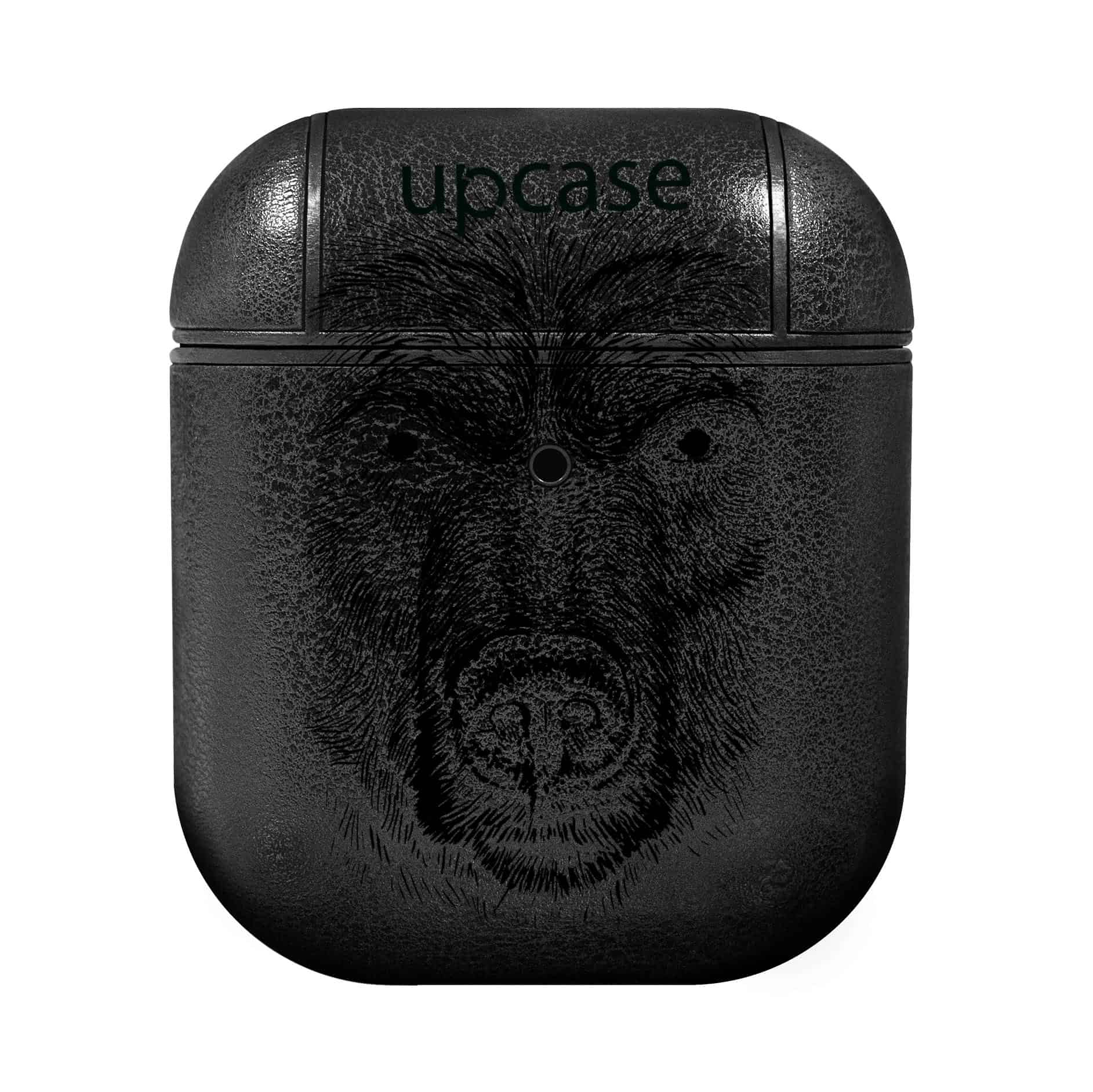 Чохол Upcase Натуральна шкіра AirPods 1/2 Ukraine Gold Чохол Upcase Натуральна шкіра AirPods 1/2 Ukraine Gold