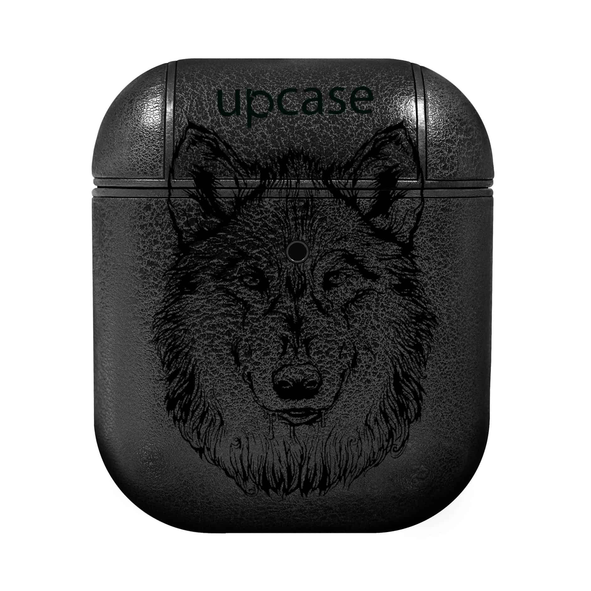 Чохол Upcase Натуральна шкіра AirPods 1/2 Ukraine Gold Чохол Upcase Натуральна шкіра AirPods 1/2 Ukraine Gold