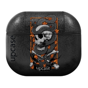 Чохол Upcase Натуральна шкіра AirPods 3 Skull Snake