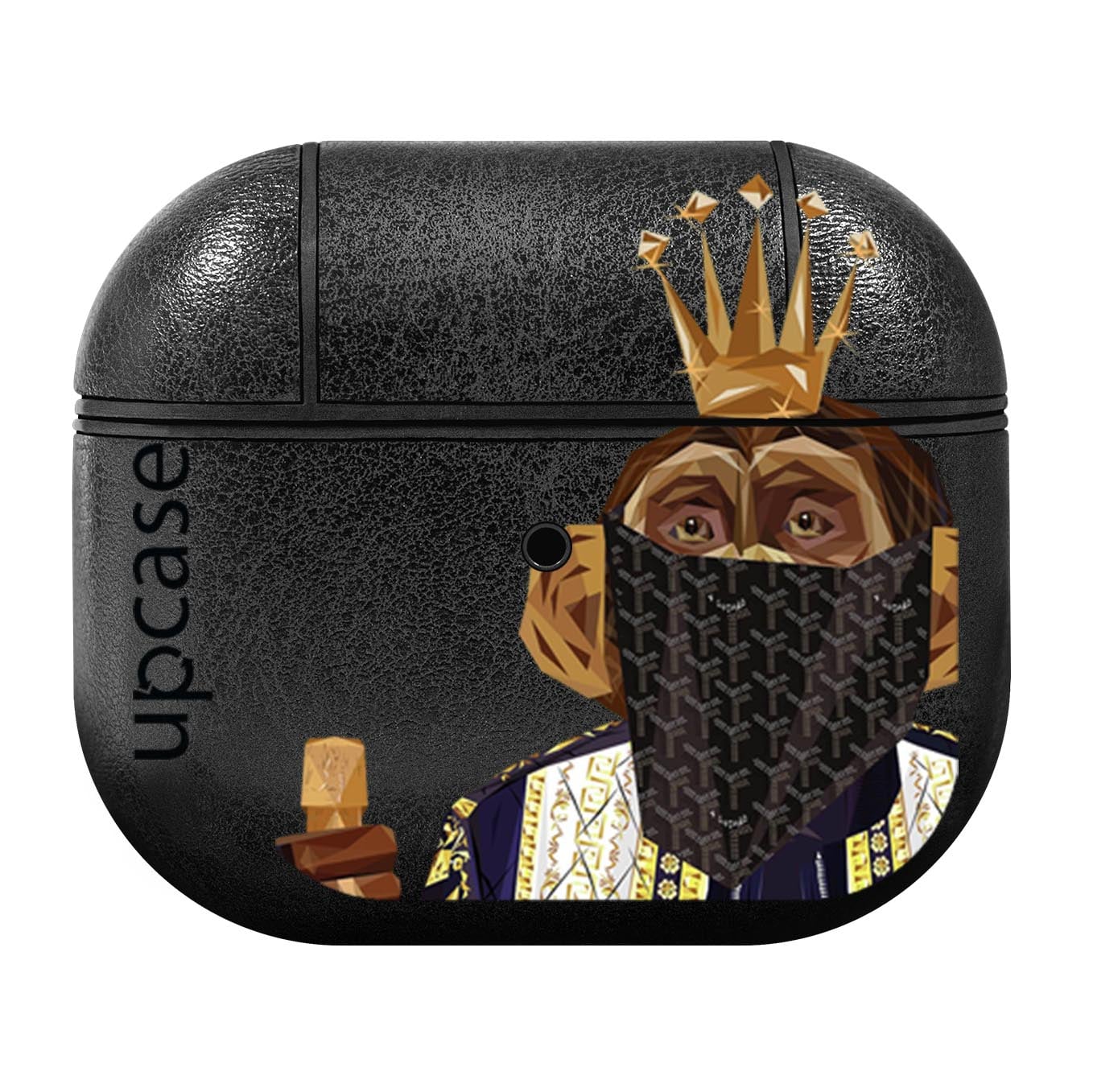 Чохол Upcase Натуральна шкіра AirPods 3 Ukraine Gold Чохол Upcase Натуральна шкіра AirPods 3 Ukraine Gold