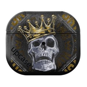 Чохол Upcase Натуральна шкіра AirPods 3 Skull King