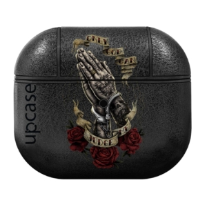 Чохол Upcase Натуральна шкіра AirPods 3 Ukraine Gold