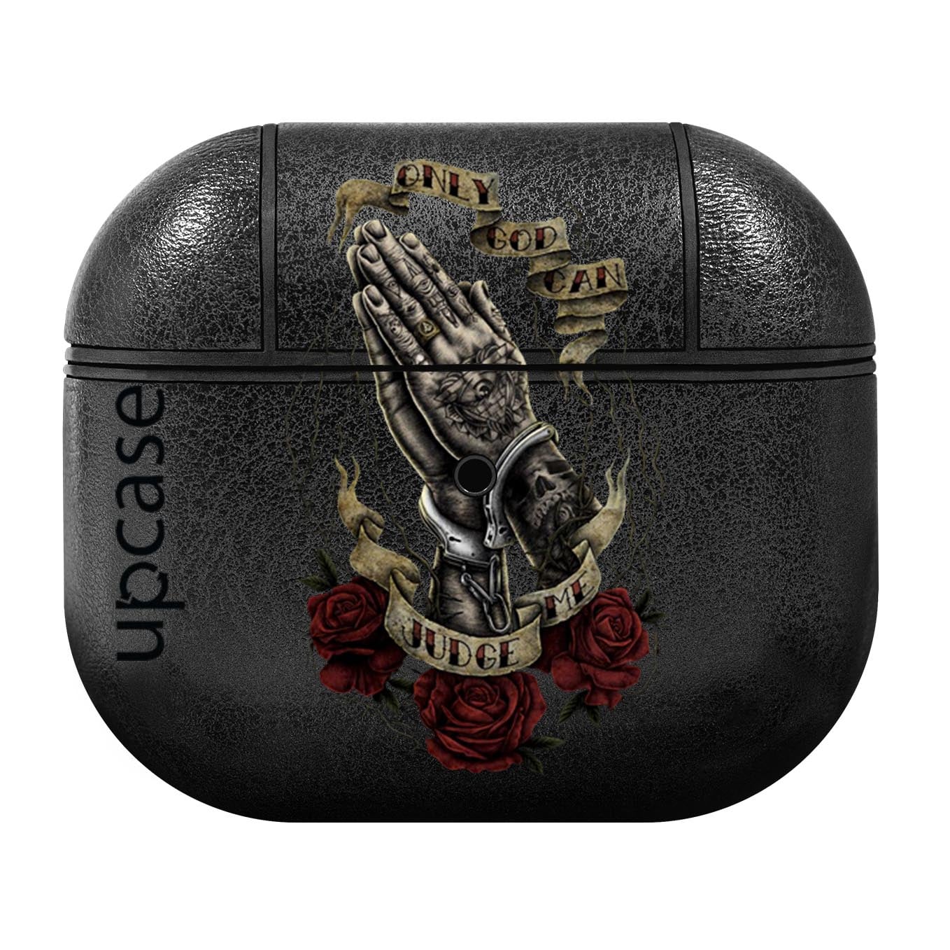 Чохол Upcase Натуральна шкіра AirPods 3 Ukraine Gold Чохол Upcase Натуральна шкіра AirPods 3 Ukraine Gold