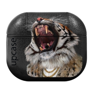Чохол Upcase Натуральна шкіра AirPods 3 Tiger King