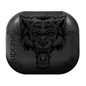 Чохол Upcase Натуральна шкіра AirPods 3 Black Wolf