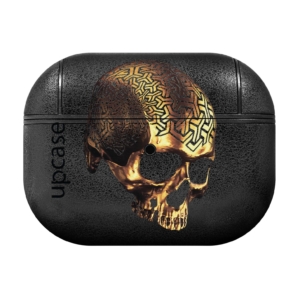 Чохол Upcase Натуральна шкіра AirPods Pro Skull Pattern