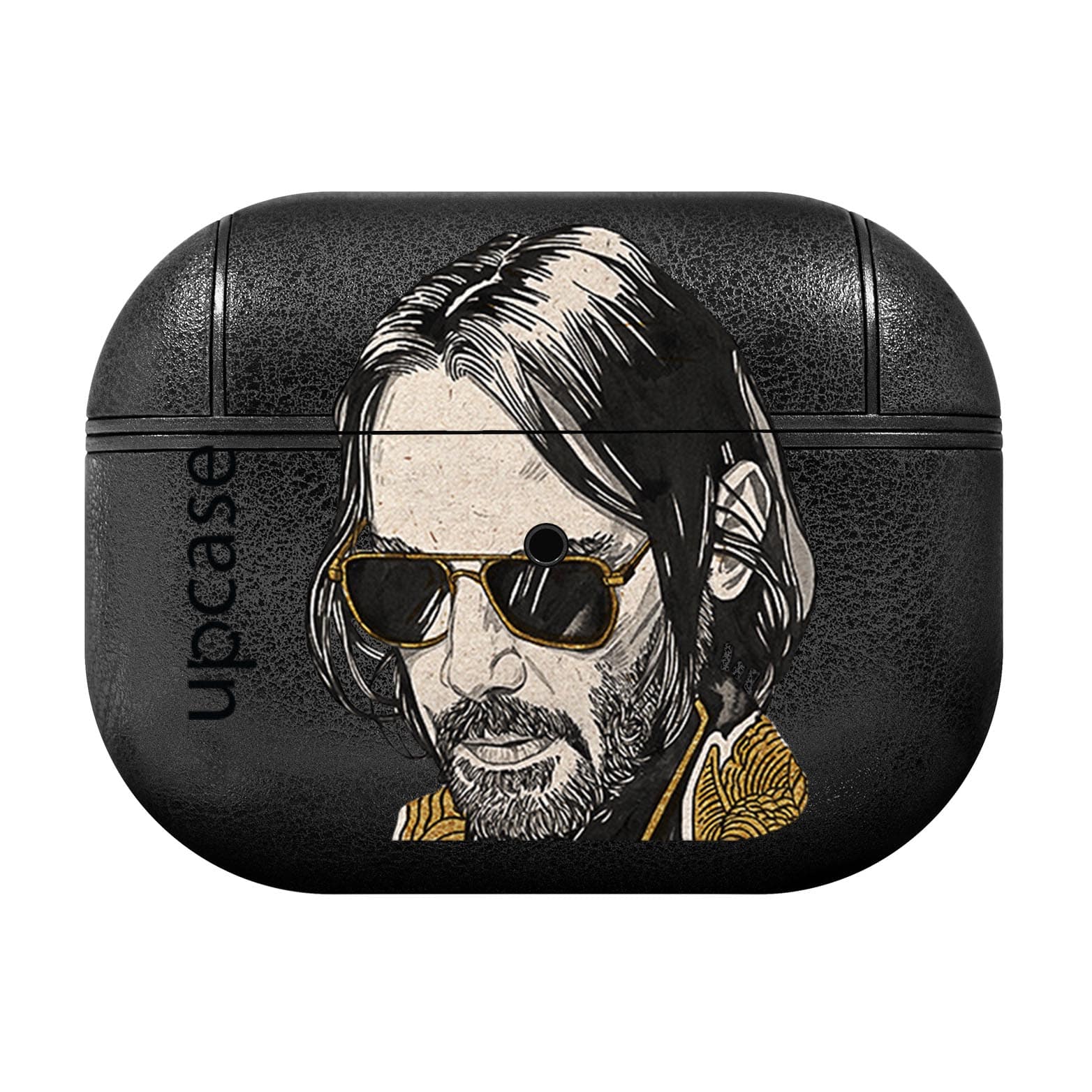 Чохол Upcase Натуральна шкіра AirPods Pro Ukraine Gold Чохол Upcase Натуральна шкіра AirPods Pro Ukraine Gold