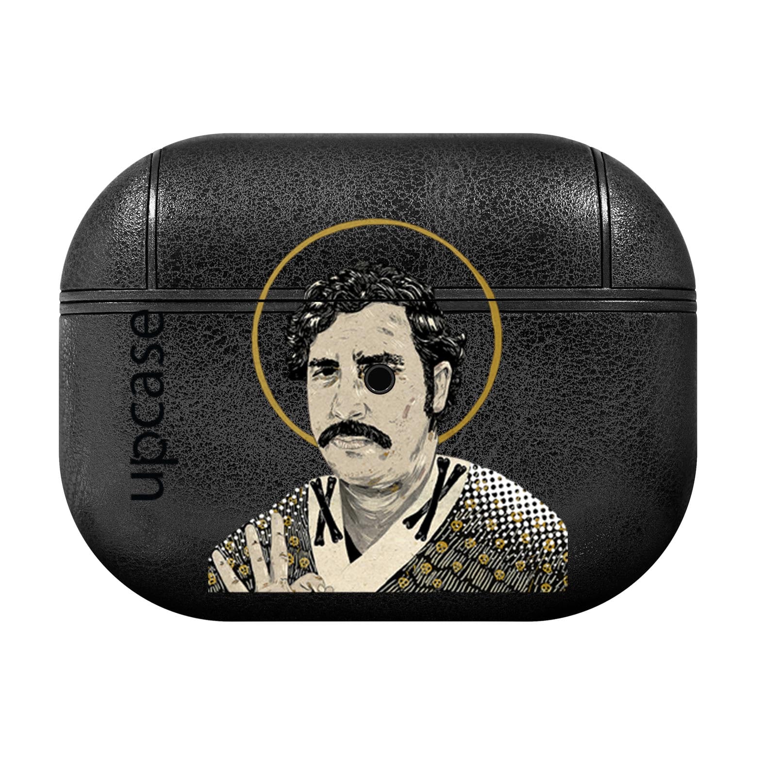 Чохол Upcase Натуральна шкіра AirPods Pro Ukraine Gold Чохол Upcase Натуральна шкіра AirPods Pro Ukraine Gold