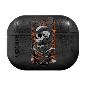 Чохол Upcase Натуральна шкіра AirPods Pro Ukraine Gold Чохол Upcase Натуральна шкіра AirPods Pro Skull Snake