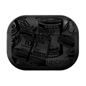 Чохол Upcase Натуральна шкіра AirPods Pro Ukraine Gold Чохол Upcase Натуральна шкіра AirPods Pro Money Black