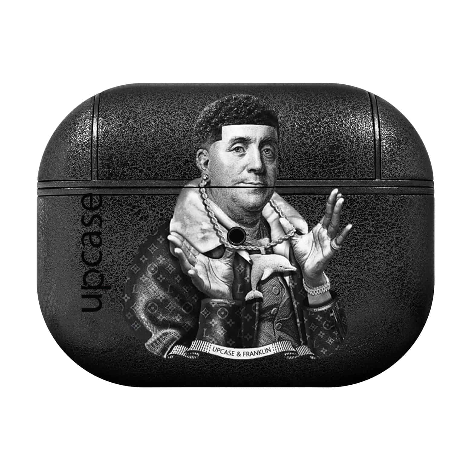 Чохол Upcase Натуральна шкіра AirPods Pro Ukraine Gold Чохол Upcase Натуральна шкіра AirPods Pro Ukraine Gold
