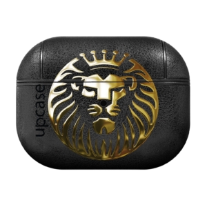 Чохол Upcase Натуральна шкіра AirPods Pro Ukraine Gold Чохол Upcase Натуральна шкіра AirPods Pro Lion Gold
